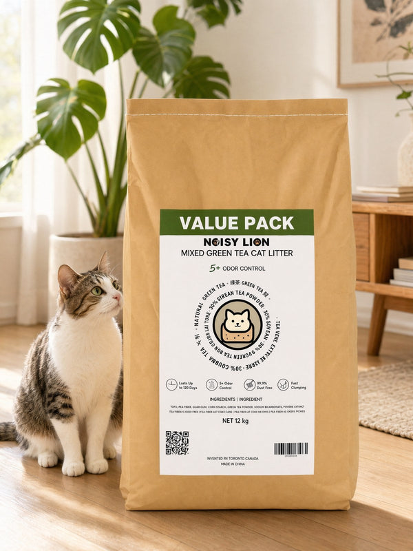 Noisy Lion green tea tofu cat litter — what is tofu cat litter