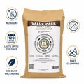 Noisy Lion cassava cat litter 12 kg bag — unscented, fast clumping, lasts up to 120 days