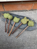 Assorted Catnip Lollipop Cat Toys fanned out to show the range of head shapes