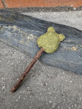Catnip Lollipop Cat Toy with a paw-shaped catnip head